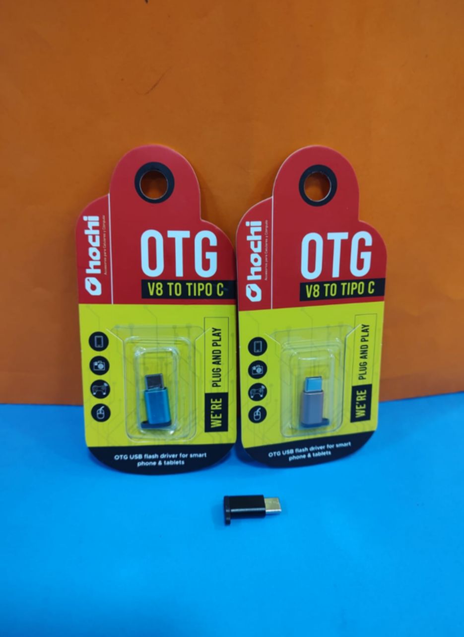 ADAPTADOR DE METAL V8 A TYPE C