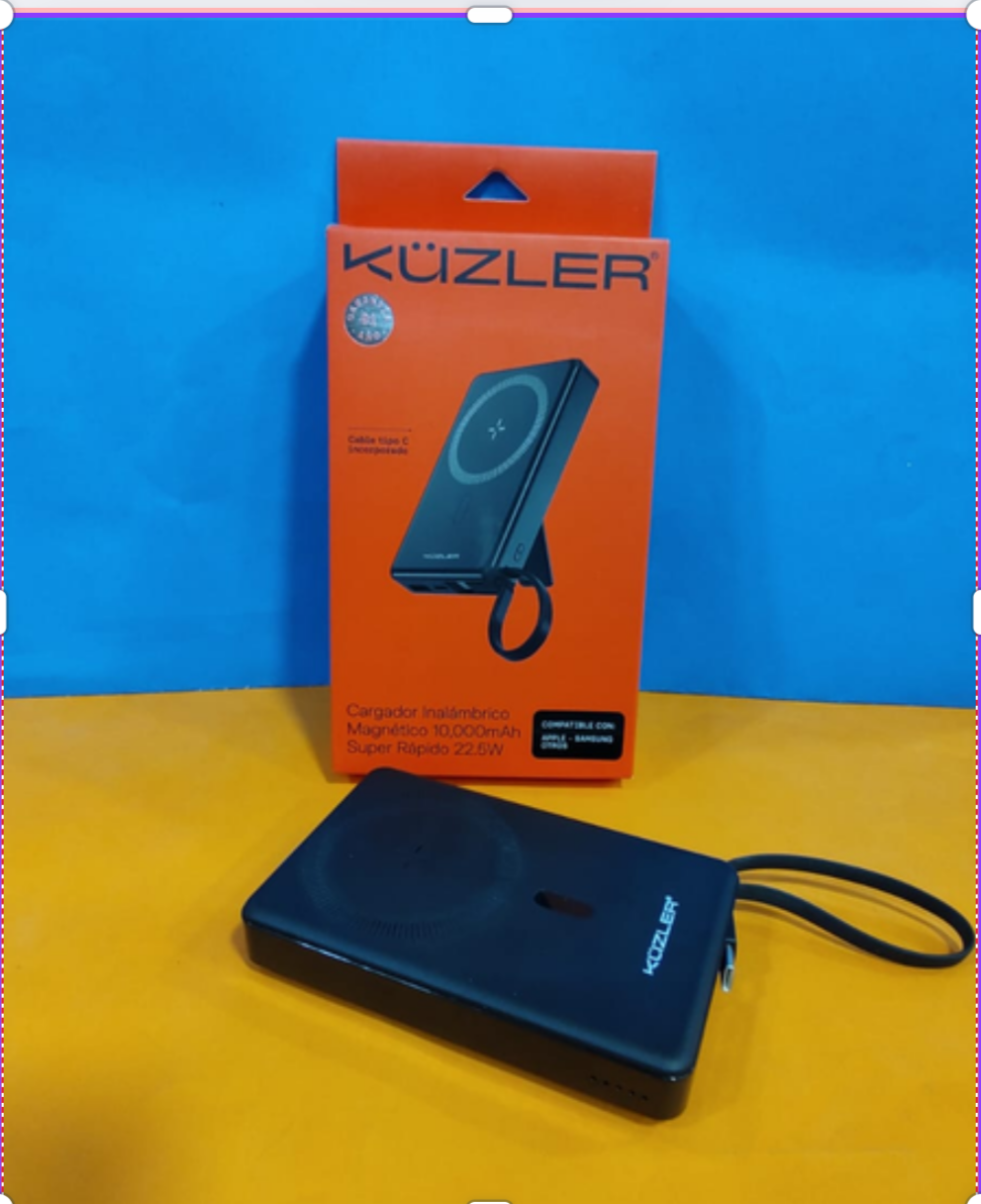 POWER BANK KUZLER INALAMBRICO 10,000 mAh VOLTX-101