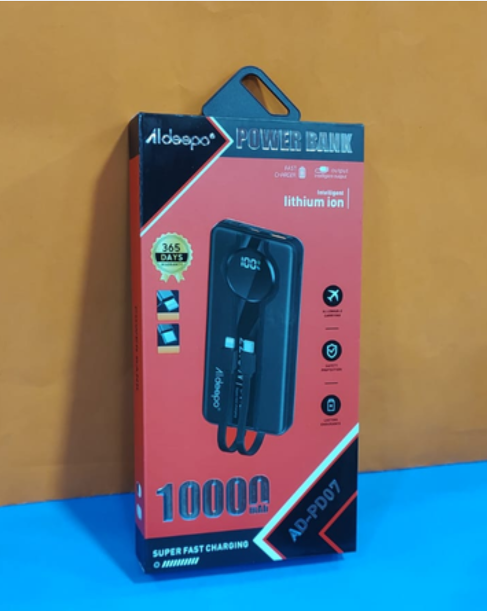 POWER BANK ALDEEPO 10,000 mAh AD-PD07