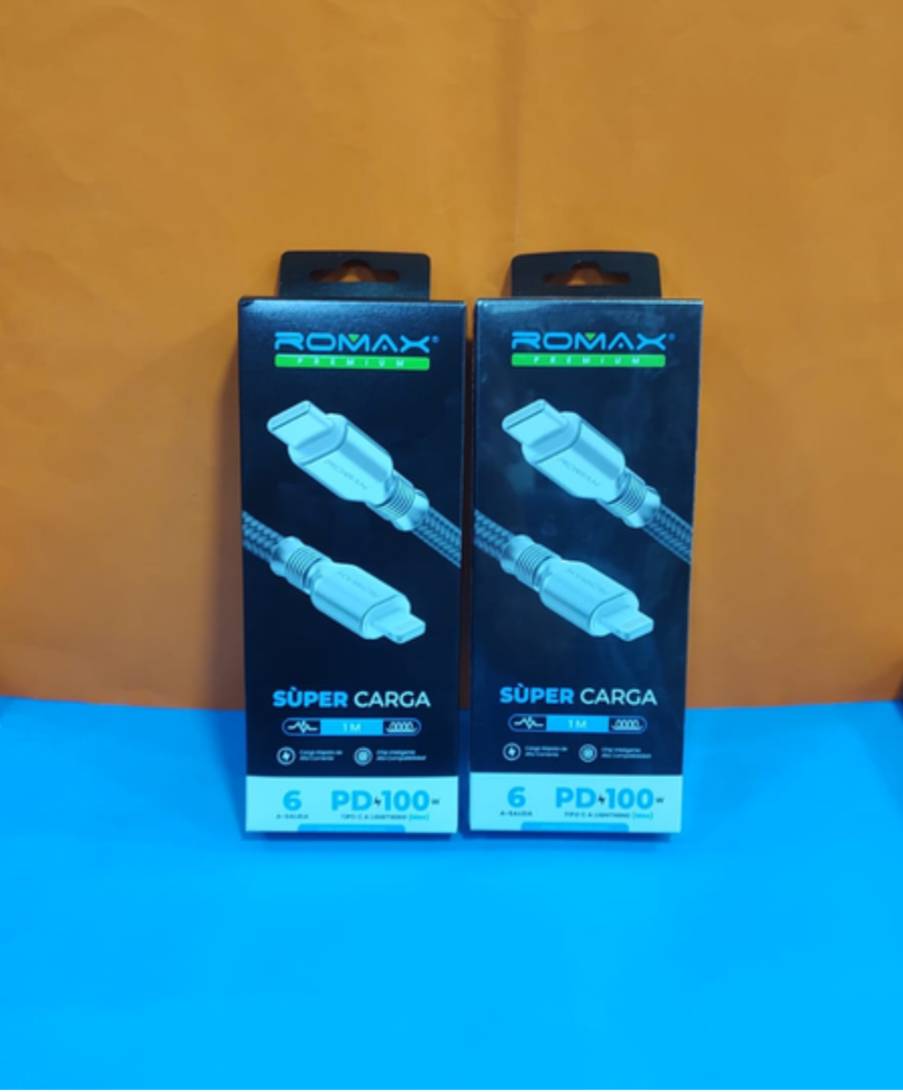 CABLE ROMAX IPHONE 100W TCD0671