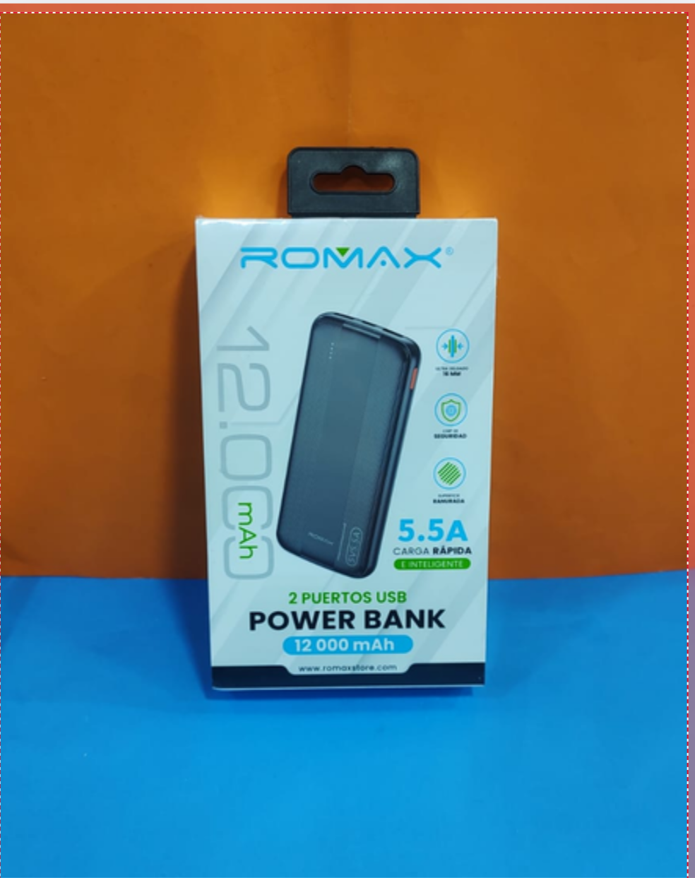 POWER BANK ROMAX 12,000 MAH TCP0198