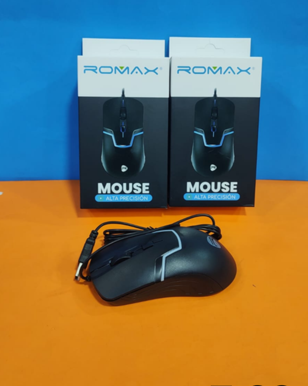 MOUSE CON CABLE ROMAX TPM0048