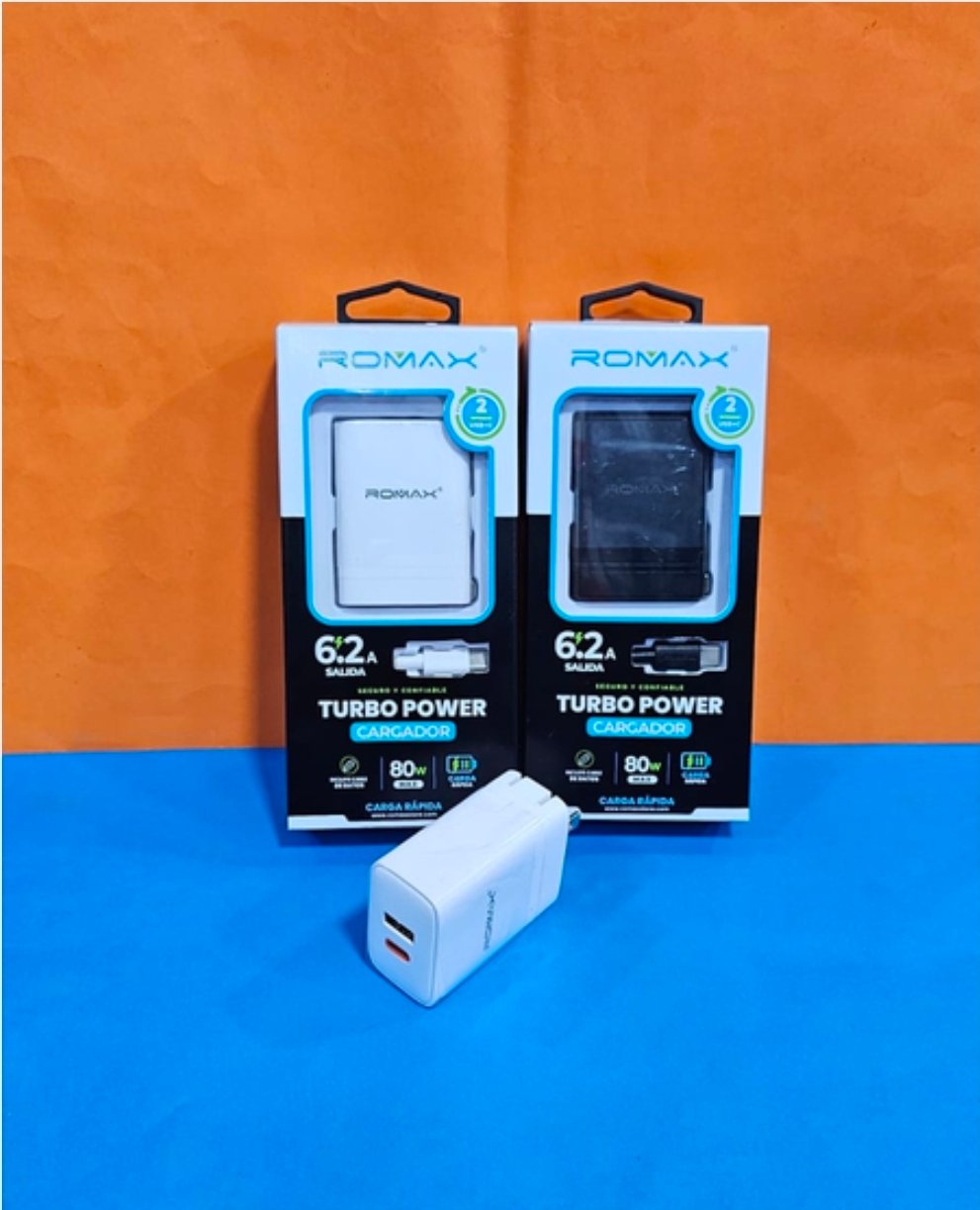 CARGADOR ROMAX C 80W TCC0595